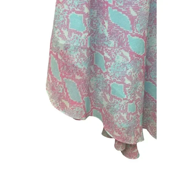 DVF Diane von Furstenberg Talia Tank Midi Dress In Sea Python Crest print, Sz. 6 - Picture 8 of 13